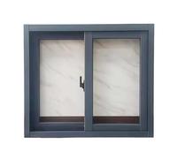 ZHANGshouf Kit de fenêtres de cabanon à imposte, 47,2 x 39,4 po, Verre épais et Cadre en Aluminium