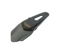 ZHANGTONG Feu Arr IèRe Frein Moto Feu arrière LED 12 V, feu de stop + garde-boue, support plaque d'immatriculation ABS noir, universel pour motocross et dirt bike