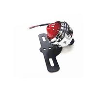 ZHANGTONG Feu Arr IèRe Frein Moto Feu arrière universel 12 V, feu de stop, support plaque d'immatriculation pour moto, touring, bobber, tout-terrain