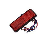 ZHANGTONG Feu Arr IèRe Frein Moto Réflecteur rectangulaire 12 V 24 LED pour moto, feu de stop, clignotant, voiture/VTT, feux d'avertissement latéraux pour camion