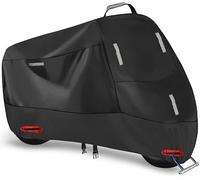 zhangttt Housses Moto pour Yamaha YZF-R25 2014-2019, Oxford imperméable et Bandes réfléchissantes. Protège Votre Scooter de la Pluie, poussière et UV.,XXXXL（290cm+95cm+140cm）