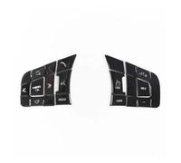 ZHANGWENLING Bouton volant multifonction Pour Jaguar Pour XE XF F-PACE E-PACE F-TYPE : Garniture Volant En Alliage D'aluminium Boutons Et Sequins Intérieurs.(Style 2-1)