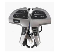 ZHANGWENLING Bouton volant multifonction Pour TOYOTA HILUX VIGO Pour COROLLA Pour CAMRY Pour HIGHLANDER INNOVA 84250-0E220 84250-0E120 Commandes audio au volant(Black silver buttons)