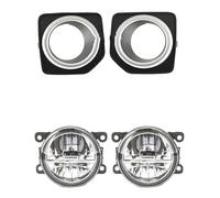 ZHANGWENLING Ensemble feux antibrouillard Pour Land Pour Rover Freelander 2 LR2 2013-2016 Couvercle Phare Antibrouillard Cadre Calandre Phare Antibrouillard À LED(1LED and Covers)