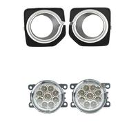 ZHANGWENLING Ensemble feux antibrouillard Pour Land Pour Rover Freelander 2 LR2 2013-2016 Couvercle Phare Antibrouillard Cadre Calandre Phare Antibrouillard À LED(LED and Covers)