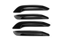 ZHANGWENLING poignée extérieure Poignées Porte Pour Tesla Pour Modèle Y Pour Juniper 2025 ABS Antigel Poignée Autocollants Patch Couverture(Bright Black 4PCS)