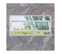 ZHANGXAO Fenêtres de Toit rectangulaires encastrées, pivotantes à 360°, avec poignées, en Alliage d'aluminium, pour Salle de Bain, Chambre ou Salon (Largeur : 80 x 40 cm).