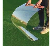 ZHANGXAO Plaque de Plastique Acrylique Transparent, Plaque de toiture en Polycarbonate, Protection Isolante Anti-UV et imperméable, pour toitures, abris de Voiture, auvents, vérandas et enclos, facil