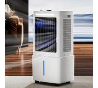 ZHANGXAO Ventilateur de Refroidissement à Eau Mobile, climatiseur Portable sans fenêtre, Oscillation à 120°, 3 Vitesses, minuterie 12 h, Refroidisseur évaporatif à Refroidissement Rapide po