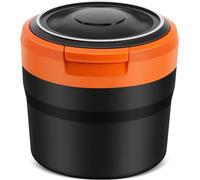 ZhangXD Cendrier Voiture pour Opel Life Adam Karl Corsa Tigra Cendrier de Voiture Portable Cendrier Voiture Anti Odeur Cendriers de Voiture avec Couvercle,Orange/B