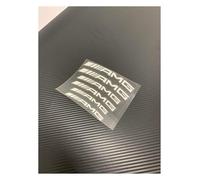 ZHANGXIN Autocollants de frein pour voiture résistants aux hautes températures AMG (blanc réfléchissant)