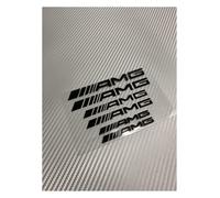 ZHANGXIN Autocollants de frein résistants aux hautes températures AMG pour voiture personnalisés (ensemble noir adien)