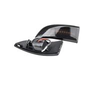 ZHANGZHENGYAO Clignotant du rétroviseur LED Clignotant Dynamique Miroir Indicateur Séquentiel Pour Megane MK3 Pour Laguna III X91(Smoked 2)
