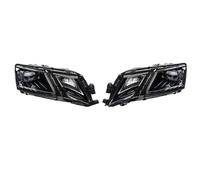 ZHANGZHENGYAO Phares De Voiture Ensemble Phares À LED Pour Skoda Pour Octavia 2018-2021 Mise Niveau Des Feux Route Et Croisement(No Adapter cable)