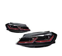 ZHANGZHENGYAO Phares De Voiture Ensemble Phares Pour VW Pour Golf 7.5 MK7.5 2018-2020 2L(RHD Red 2pcs)