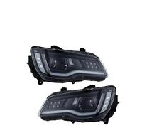 ZHANGZHENGYAO Phares De Voiture Phares À LED Pour Chrysler 300c 2011-2014 Ensemble Mise À Niveau Lentille Projecteur Phare Lampe Signalisation Dynamique