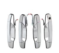 ZHANGZHENGYAO Poignée De Porte De Voiture Pour Chevy Pour Sierra Pour Yukon 2007-2013 4 Pièces Poignée De Porte Extérieure Chrome Poignées De Porte Extérieures