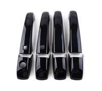 ZHANGZHENGYAO Poignée De Porte De Voiture Pour Dodge Pour Caravan Pour Durango (2008-2019) Lot De 4 Paires De Poignées De Porte Noires Brillantes