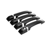 ZHANGZHENGYAO Poignée De Porte De Voiture Pour Land Pour Rover Pour Range Pour Vogue Pour L322 2002-2012 Poignée De Porte Extérieure Noire Brillante