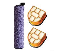 Zhanhai Filtres à brosse rouleau de rechange pour aspirateur multi-surfaces Shark HydroVac 3 en 1 WDB1F2 AW201 WD201 WD200 WD101 WD100, 1 brosse rouleau, 2 filtres