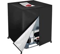 Zhanhai Housse de réservoir d'eau 210D pour conteneur IBC, 300 L/600 L/800 L/1000 L, imperméable, anti-poussière avec fermeture éclair latérale (800 L, 120 x 80 x 116 cm)