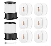 Zhanhai Kit de filtre HEPA pour aspirateurs Shark PowerDetect sans fil série IP IP1251 IP3251 IP1250 IP3252 accessoires de rechange