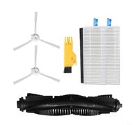 Zhanhai Kit de rechange pour aspirateur robot 360 S6, 1 brosse principale, 2 brosses latérales, 2 filtres