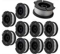 Zhanhai Lot de 10 bobines de fil pour débroussailleuse Black & Decker BESTA525 BESTA528 BESTA530 BESTE630 BD032