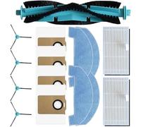 Zhanhai Lot de 15 brosses latérales pour aspirateur Ultenic T20 Pro, T10 Lite, Honor Choice S3, S3 Plus