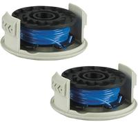 Zhanhai Lot de 2/4/6 bobines et cache-fil pour débroussailleuse Ryobi RAC124 18 V + Razor OLT/RLT 1830 1831 pièces de rechange (lot de 2)