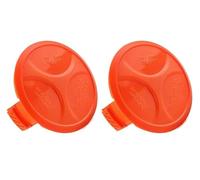 Zhanhai Lot de 2/4 cache-bobines pour débroussailleuse Black & Decker STC1820PC STC1840 ST5530 STC1815, numéro de pièce : 385022-02/385022-03N / 385022-03/90624846 (lot de 2)