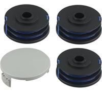 Zhanhai Lot de 3 + 1 bobine de rechange pour débroussailleuse Decker RLT4027 RLT5027 RLT6030 RLT6130 RLT3525 RLT183225