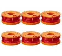 Zhanhai Lot de 3/6 bobines de fil pour débroussailleuse Argos pour McGregor 18 V MCT2X1825 CLGT18LG/1 WX150 Accessoires de rechange, bobines d'alimentation automatique (6 pièces)