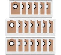 Zhanhai Lot de 4/10/20 sacs à poussière pour aspirateur robot Lefant M3/M3 Max Pièces de rechange et accessoires, sac à poussière de grande capacité (lot de 20)