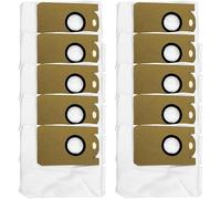 Zhanhai Lot de 4/10 sacs à poussière de grande capacité pour MEDION X20 SW+ MD 11415 pour X21 SW+/MD 11500 Accessoires de rechange (lot de 10)