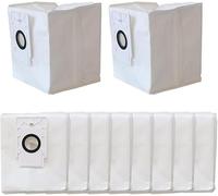 Zhanhai Lot de 4/10 sacs à poussière pour aspirateur EZVIZ avec station de base RC3 Plus/RE4 Plus/RE4 Plus/RE5 Plus (lot de 10)