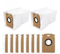Zhanhai Lot de 4/10 sacs à poussière pour aspirateur Roborock H50 Ultra H60 Hub Ultra H60 Hub Pro, accessoires de rechange pour station de vidange automatique de 3,5 l (lot de 10)