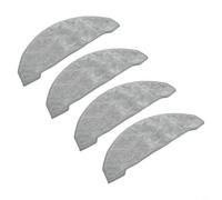 Zhanhai Lot de 4/10 serpillères en microfibre pour aspirateur Honiture Q6 Pro, Laresar L6 Pro, Airrobo T10+ (lot de 4)