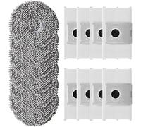 Zhanhai Lot de 6 chiffons et 8 sacs à poussière pour aspirateur robot Ecovacs Deebot T30C Pro Omni/T30C Pro