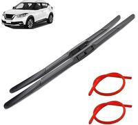 ZhanHY Balais d'Essuie-Glace Pare-Brise pour Nissan Kicks 2017-2019 26in+16in, Ensemble de Balais D'essuie-Glace de Voiture Brosses Installation Facile