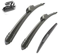 ZhanHY Balais d'Essuie-Glace Pare-Brise pour Suzuki Swift Hatchback MK2 2005-2017 21in+18in+10in, Ensemble de Balais D'essuie-Glace de Voiture Brosses Installation Facile