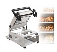 ZHANIZING Machine De Scellage De Barquettes Alimentaires Commerciale, Dotée D'une Technologie De Scellage Étanche, D'un Corps Robuste En Acier Inoxydable Et D'un Diamètre De Film De 180 Mm