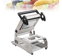 ZHANIZING Machine De Scellage De Barquettes Alimentaires En Acier Inoxydable, Fonctionnement Manuel De Qualité Commerciale, Équipée D'une Poignée Ergonomique, Largeur De Film 260 * 180 Mm