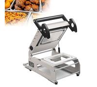 ZHANIZING Machine De Scellage De Barquettes Commerciale, Machine De Scellage Manuelle, Système De Conservation Des Aliments Étanche, Moule En Aluminium, Taille De Barquette 140x200 Mm, Supermarchés