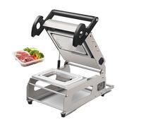 ZHANIZING Machine De Scellage De Plateaux Commerciale, Machine De Scellage Manuelle Avec Poignée Antidérapante, Contrôle De La Température, Largeur De Film 260 * 180 Mm, Les Produits De Boulangerie