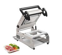 ZHANIZING Machine De Scellage De Récipients Alimentaires Manuelle, Système De Scellage À Température Contrôlée, Machine De Scellage De Barquettes Commerciale, Largeur De Film De 10,2 Pouces