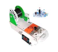 ZHANIZING Recycleur de bouteilles PET, Machine de transformation de bouteilles PET en filament, Produit du filament de 1,75 mm, pour une fabrication durable, 300 °C, Multicolore(Green-Orange)