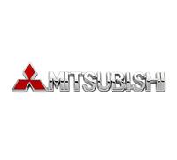 ZHANK Auto Emblème pour Mitsubishi Outlander 2015-2018, Logo Badge Autocollants Avant Pare-Chocs Arrière Tronc Emblème Décoration Insigne Accessoires ExtéRieurs,Silver-A