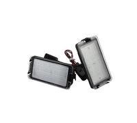 ZhanNuoBHd D'Éclairage Eclairage Plaque Pour Seat Pour Cordoba Pour Leon Pour Toledo Pour MK2 Pour MK3 1999 2000 2001 2002-2009 2X LED Lampe Plaque D'immatriculation