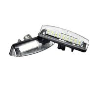 ZhanNuoBHd D'Éclairage Eclairage Plaque Pour Toyota Pour Prius Pour Echo Pour Yaris Pour Camry 2 Pièces Lumière Plaque D'immatriculation LED Blanche Lampe Numérique